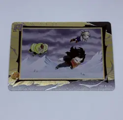 Android 16, 17, 18 Flying - Dragon Ball Trading Card R 014 Anime Foil Art Tc5 - Image 1