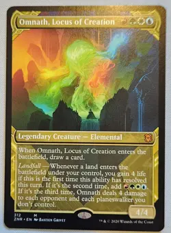 MTG Magic [x1] Omnath, Locus of Creation [x1] SHOWCASE Zendikar Rising M/NM - Image 1
