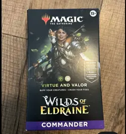 MTG Virtue And Valor -Wilds of Eldraine Commander Deck *BonusFreeShipping* - Image 1