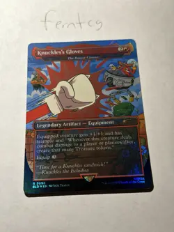 Magic the Gathering Knuckle’s Gloves Foil NM Sonic Secret Lair Ships Same Day - Image 1