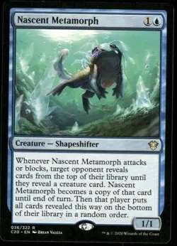 1x Nascent Metamorph - Commander 2020 -NM-Mint - MTG - Image 1