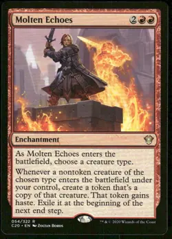 1x Molten Echoes - Commander 2020 -NM-Mint - MTG - Image 1