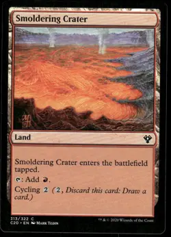 1x Smoldering Crater - Commander 2020 - NM-Mint - MTG - Image 1