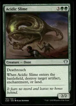 1x Acidic Slime - Commander 2020 -NM-Mint - MTG - Image 1