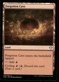 1x Forgotten Cave - Commander 2020 - NM-Mint - MTG - Image 1