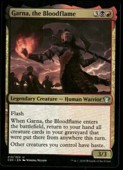 1x Garna, the Bloodflame - Commander 2020 - NM-Mint - MTG - Image 1