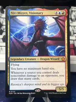 Niv-Mizzet, Visionary Foundations Magic The Gathering MTG TCG Mythic Rare NM+ - Image 1