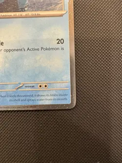 Pokemon 151 Squirtle SVP 048 Cosmos Holo SWIRL Black Star Promo - NM - Image 4