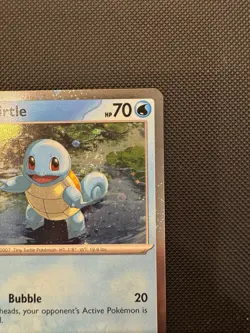 Pokemon 151 Squirtle SVP 048 Cosmos Holo SWIRL Black Star Promo - NM - Image 5