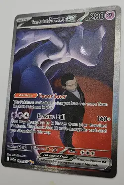 Pokemon TCG Team Rocket's Mewtwo EX SIR 281/217 NM Ascended Heroes - Image 2