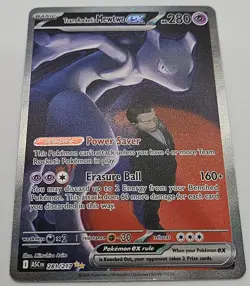 Pokemon TCG Team Rocket's Mewtwo EX SIR 281/217 NM Ascended Heroes - Image 3