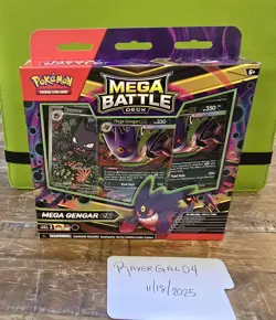 Pokemon TCG Mega Battle Deck (Mega Gengar ex) Factory Sealed Brand New In hand - Image 1