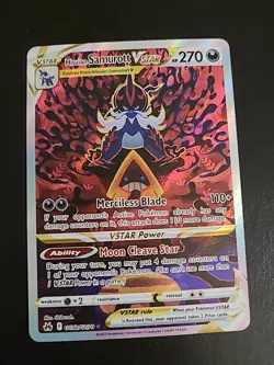 Hisuian Samurott VSTAR - GG52/GG70 - Pokemon Crown Zenith Galarian Gallery NM - Image 1