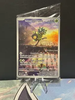 Pokemon TCG Pokemon Center Stamped ETB Promo: Teal Mask Ogerpon SVP123 - Sealed - Image 1