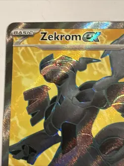 Zekrom EX Pokemon Black Bolt 158/086 Ultra Rare Full Art Holo SV NM - Image 2