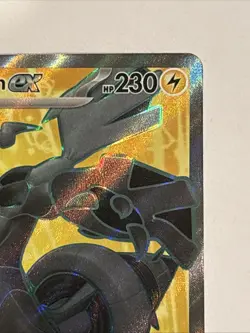 Zekrom EX Pokemon Black Bolt 158/086 Ultra Rare Full Art Holo SV NM - Image 3