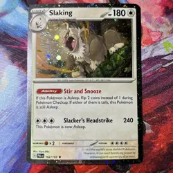 Pokemon TCG Slakoth 160/193 Vigoroth 161/193 Slaking 162/193 Cosmos Holo - Image 2