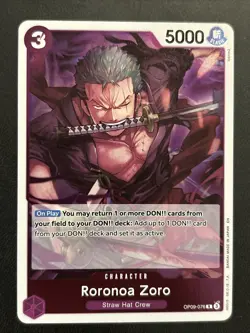 Roronoa Zoro - OP09-076 OP09-076 Premium Booster -The Best- Vol. 2 Foil NM - Image 1