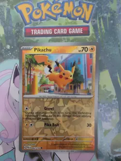 Pokemon Pikachu TCG Scarlet & Violet Paldea Evolved 062/193 Reverse Holo Card - Image 1