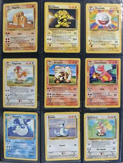 Complete Pokemon Card Base Set 102/102 WOTC 1999 Charizard, Blastoise, Venusaur - Image 3