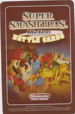 Infinite Glacier - 2001 Super Smash Bros. Melee Battle Card Magazine Exclusive - Image 2
