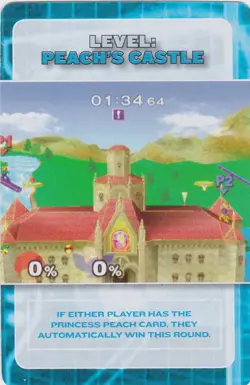 Peach's Castle - 2001 Super Smash Bros. Melee Battle Card Magazine Exclusive - Image 1