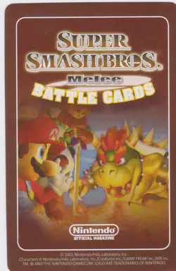 Peach's Castle - 2001 Super Smash Bros. Melee Battle Card Magazine Exclusive - Image 2