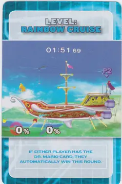 Rainbow Cruise - 2001 Super Smash Bros. Melee Battle Card Magazine Exclusive - Image 1