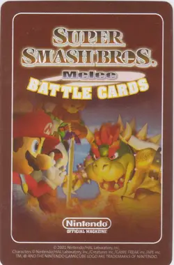 Rainbow Cruise - 2001 Super Smash Bros. Melee Battle Card Magazine Exclusive - Image 2