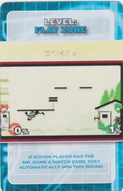 Flat Zone - 2001 Super Smash Bros. Melee Battle Card Magazine Exclusive - Image 1