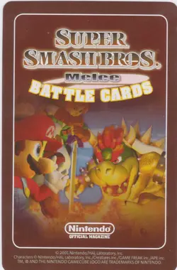 Flat Zone - 2001 Super Smash Bros. Melee Battle Card Magazine Exclusive - Image 2