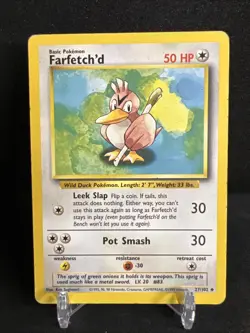 Farfetch'd - 27/102 - Uncommon - Base Set - Pokemon Card - Farfetchd - Image 1