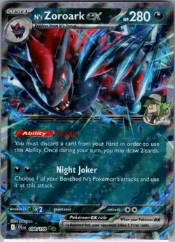 N's Zoroark ex 098/159 SV09: Journey Together - Pokemon Card - NM - Image 1
