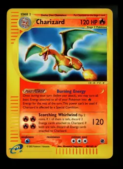 #2 Charizard 40/165 Expedition 2002 Reverse Holo Rare E-Series Pokemon Card TCG - Image 1