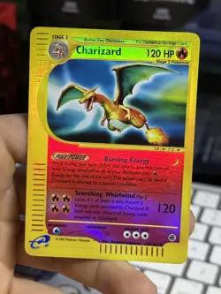 #2 Charizard 40/165 Expedition 2002 Reverse Holo Rare E-Series Pokemon Card TCG - Image 4