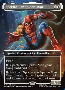 MTG Spectacular Spider-Man Marvel Promo 002 Foil Promo - Image 1