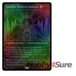 Foil Solphim, Mayhem Dominus (oil Slick Raised Foil) Phyrexia: All Will Be One - Image 1