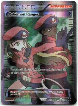 Pokemon Ranger (Full Art) Ultra Rare XY - Steam Siege STS Supporter Holo 113/114 - Image 1