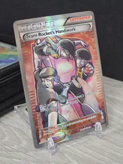 Pokemon Card TCG Team Rocket’s Handiwork 124/124 Ultra Rare Fates Collide 2016 - Image 1