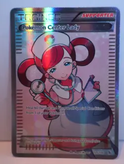 LP Pokemon Center Lady 105/106 XY Trainer Supporter Full Art Holo 2014 - Image 1