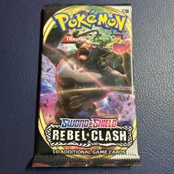 Pokemon Rebel Clash Booster Pack Art May Very 820650806810 - Image 2