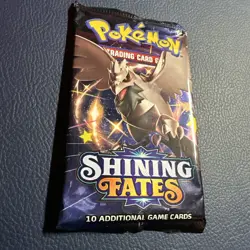 1 Pokemon Official TCG: Shining Fates Booster Pack Ugly Sealing - Image 2