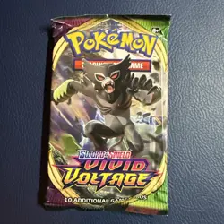 Pokemon Sword & Shield Vivid Voltage Booster Pack Cards X3 - Image 2