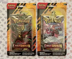 2 x Pokemon TCG Arceus & Darkrai Pin 2 Booster Blister Packs - 1 of Each - Image 1