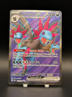 Hydreigon ex #161/086 Pokemon 2025 White Flare NM Full Art - Image 1
