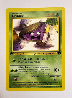 Grimer 57/82 Common Team Rocket 1st Edition WOTC Pokemon NM - Image 1