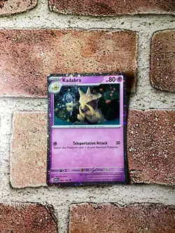 Kadabra 064/165 Scarlet & Violet 151 Cosmos Holo Promo Pokemon TradingCG 2023 NM - Image 1