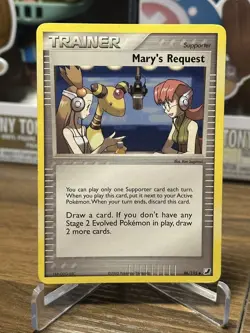 Mary's Request 86/115 2005 EX Unseen Forces Pokemon Card Uncommon - Lp - Image 1