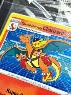 Pokemon Center Promo Special Delivery Charizard Card Sealed SWSH075 - Image 2