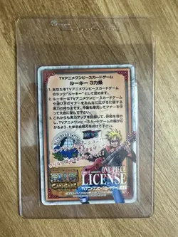 2002 One Piece TCG Jap Wanted Pirate Usopp Tournament Game Prize Card Rookie - Image 2